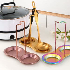 Stainless Steel Non-Magnetic Spoon Rack Soup Shell Rack Hot Pot Spoon Rack
