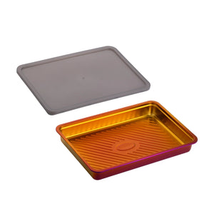 Stainless Steel Multi-functional Plate Food Container Preservation Box Microwave Crisper
