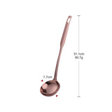 Metal Soup Ladle, 18/8 Stainless Steel Ladle Spoon And Strainer Scoop Set With Holes, Cooking Utensil For Kitchen