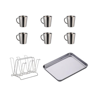 ODM/OEM Top Sale Luxury Double Wall Stainless Steel Colorful Coffee Cups Sets