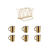 ODM/OEM Top Sale Luxury Double Wall Stainless Steel Colorful Coffee Cups Sets