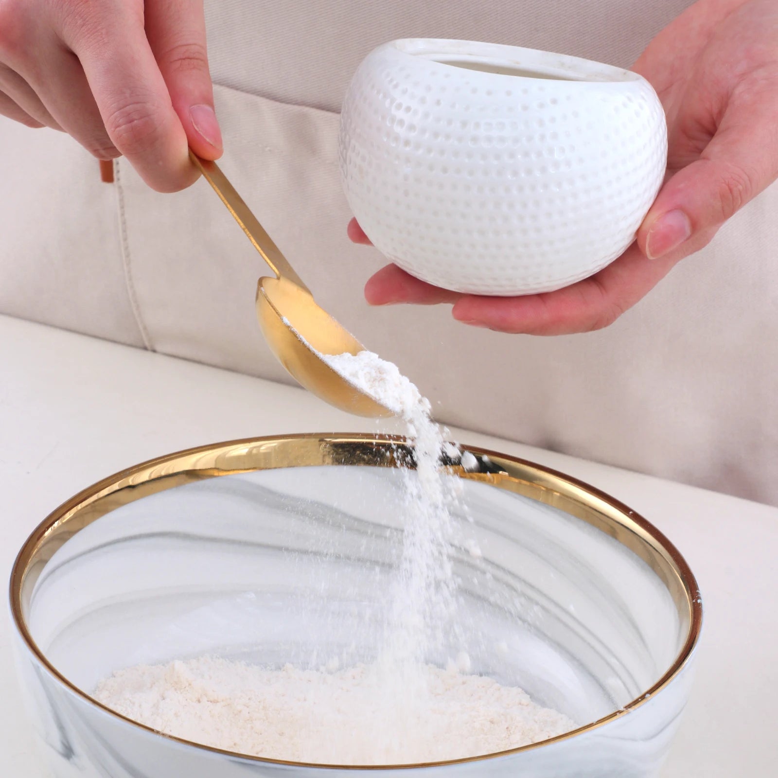 Double Head Customizable logo Multi-function Stainless Steel Ice Cream Sugar Coffee Measuring Scoop
