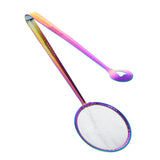 Multi-functional Kitchen Tools Stainless Steel Colander Food Filter Spoon With Clip