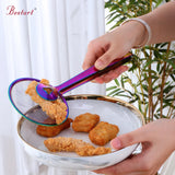 Multi-functional Kitchen Tools Stainless Steel Colander Food Filter Spoon With Clip