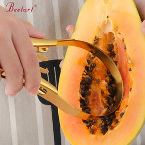 New Arrivals Multifunction Kitchen Creative Fruit Tool 2 in 1 Fruit Peeler Dragon Fruit Mango Slicer