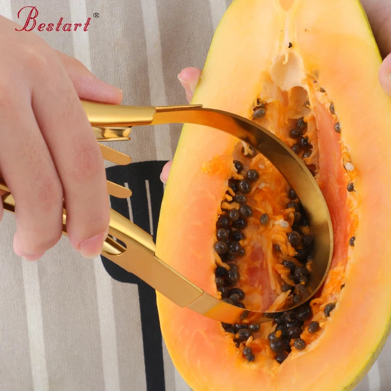 New Arrivals Multifunction Kitchen Creative Fruit Tool 2 in 1 Fruit Peeler Dragon Fruit Mango Slicer