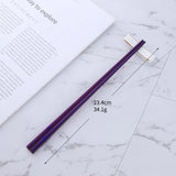 Best Selling Products Non-slip Square Shape Chinese Metal Stainless Steel Logo Custom Chopsticks