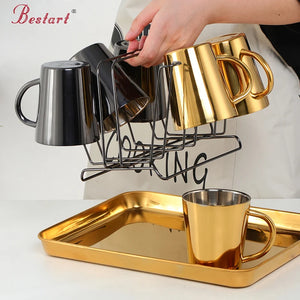 ODM/OEM Top Sale Luxury Double Wall Stainless Steel Colorful Coffee Cups Sets