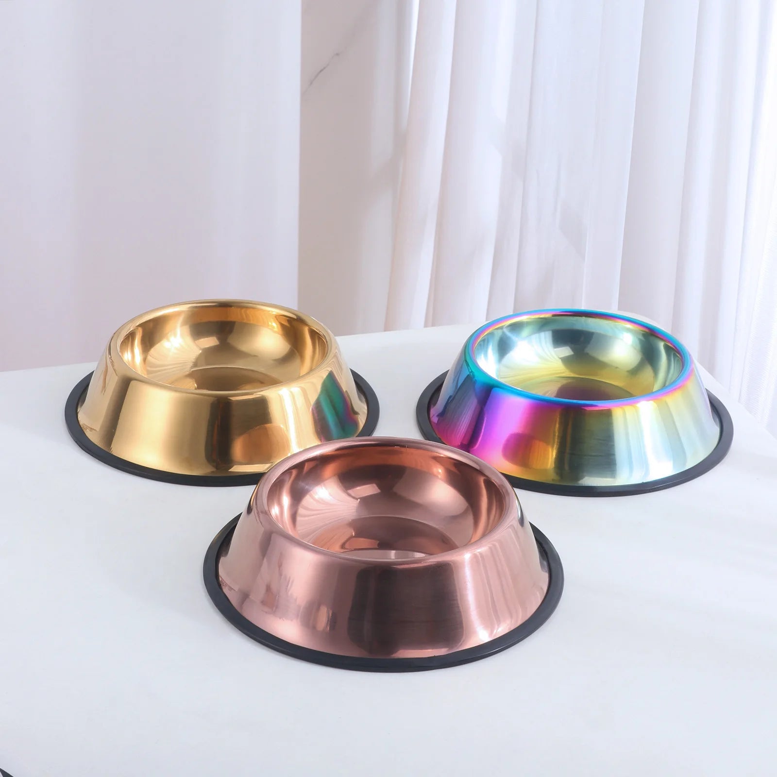 Custom Logo Dog Bowl Stainless Steel Manufacturer Stainless Steel Pet Bowl