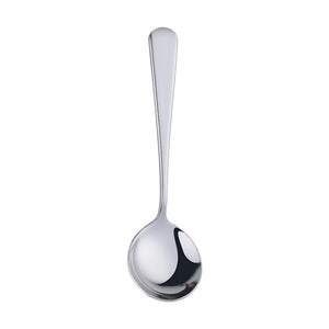 Coffee Dessert Rice Ice Cream Stainless Steel Colorful Honey Round Gold Spoon With Custom Logo
