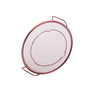 Kitchen Accessories Tools Multi-functional Round Stainless Steel Wash Fruit Flour Vegetable Storage Basket with Handle