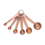 Set of 6 Mini Oval Shape Stainless Steel Measuring Spoons Set