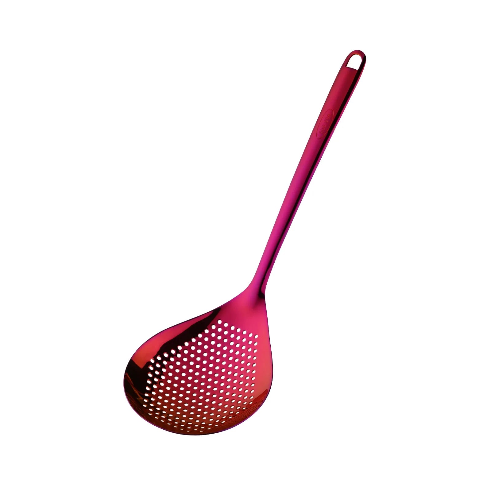 Kitchen Strainer Long Handle Colander Spoon Set Hot Pot Sieve 304 Stainless Steel Colander