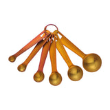 Set of 6 Mini Oval Shape Stainless Steel Measuring Spoons Set