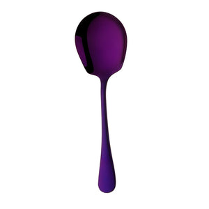 High Quality Colorful Slotted Service Spoons Set Stainless Steel Large Serving Spoon For Buffet Restaurant