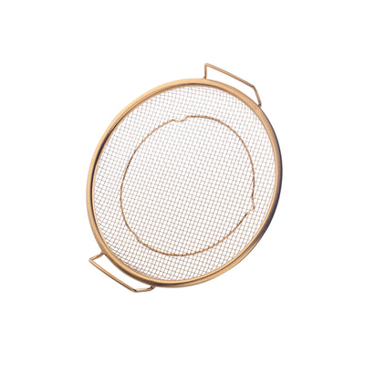 Kitchen Accessories Tools Multi-functional Round Stainless Steel Wash Fruit Flour Vegetable Storage Basket with Handle
