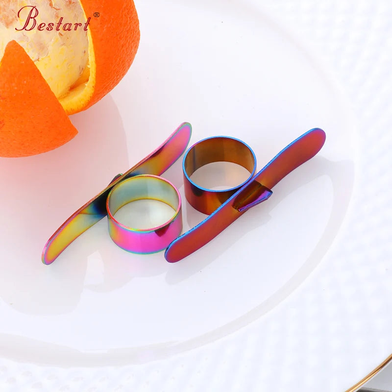 OEM/ODM Manual Crusher Kitchen Accessories Tool Garlic Opener Stainless Steel Orange Peeler