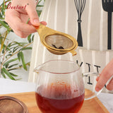 Convenient Strong Tea Infuser Stainless Steel Handle Tea Mesh Ball Filter Holder Stable Tea Strainer