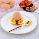 Hot Seller Stainless Steel Egg Boiler Steamer with Cup Holder Metal High Visibility Product
