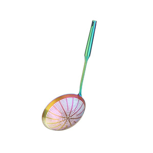 OEM/ODM Kitchen Accessories Frying Colander Stainless Steel Mesh Strainer Spoon for Cooking