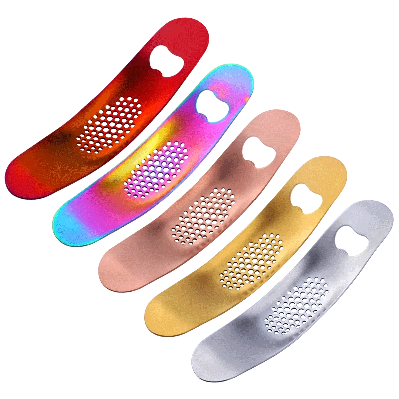 OEM/ODM Trending Manual Crusher Kitchen Accessories Tool Garlic Peeler Brush Stainless Steel Garlic Press