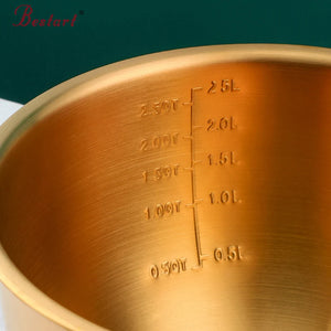 Kitchen Utensil Cooking Basin Pot Stainless Steel Mixing Bowl Soup Salad Bowl