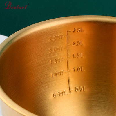 Kitchen Utensil Cooking Basin Pot Stainless Steel Mixing Bowl Soup Salad Bowl