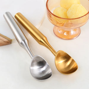 Professional Digger Spade Ball Maker Non-Slip Grip Stainless Steel Ice Cream Scoop Spoon