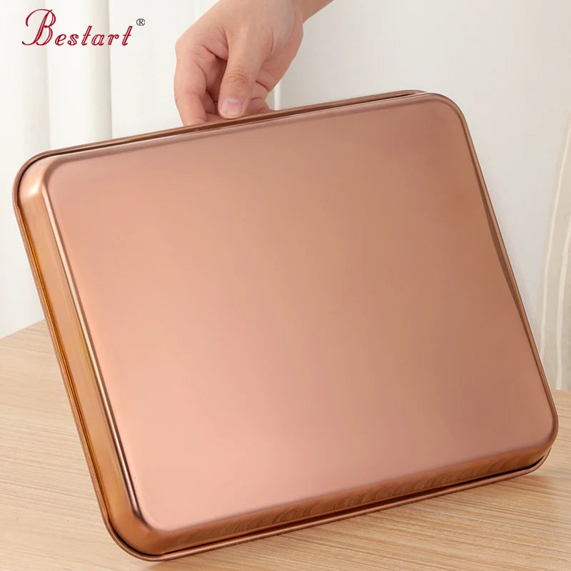 Multi Function BBQ Baking Tray Wholesale Stainless Steel Food Grade Serving Tray Silver Metal Plate for Meat and Food