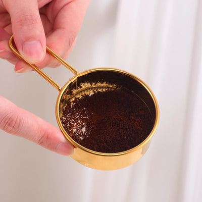 Kitchen Baking Tools Colander Gold Fine Mesh Strainers Tea Flour Sifter Stainless Steel Flour Sieve