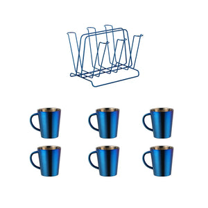 ODM/OEM Top Sale Luxury Double Wall Stainless Steel Colorful Coffee Cups Sets