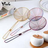 Kitchen Sieve Colander Hot Pot Food Filter Noodle Strainers Multi-functional Leak Spoon Kitchen Supplies Oil-Frying Salad BBQ