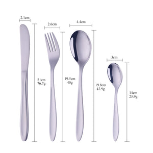 Buyer Star Restaurant Supplies Cheap Tableware Spoons Forks Knife Stainless Steel Flatware Set