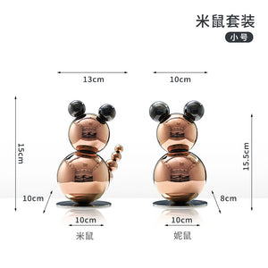 Cute Mouse Sculpture for Living Room Decor, Birthday Party Supplies Gift for Home Decoration