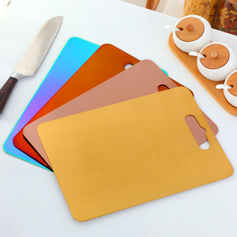 Buyer Star Stainless Steel Fruit Cutting Choping Board for Kitchen Kitchen Butcher Block for Meat , Cheese