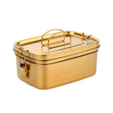 Buyerstar Stainless Steel Double Layers Lunch Box