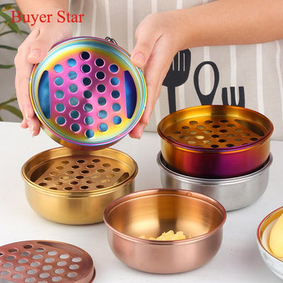 Buyerstar Pressed Potato Masher Bowl Potatoes Crusher Fruit Vegetable Tools