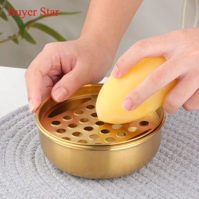 Buyerstar Pressed Potato Masher Bowl Potatoes Crusher Fruit Vegetable Tools