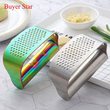 Buyerstar Stainless Steel Household Garlic Press Squeezer Ginger Tools kitchen Gadgets