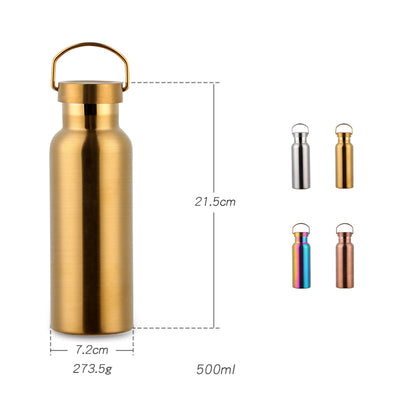 Buyerstar Stainless Steel Mug Thermos Cup Double Wall Portable