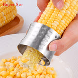 Buyer Star Stainless Steel Corn Peeler Creative Corn Stripper Serrated Blade Fruit Vegetable Tools