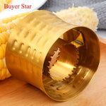 Buyer Star Stainless Steel Corn Peeler Creative Corn Stripper Serrated Blade Fruit Vegetable Tools