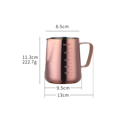 Buyer Star Milk Frother Cup Coffee Frothing Picher Barista Tools Stainless Steel Mental Cup Espresso Accessories Latte Art Steaming Kit