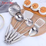 6pcs Kitchen tools stainless steel cooking kitchenware Utensils set spoon,soup ladle,spatula