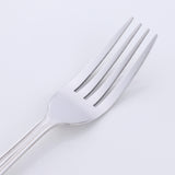 Buyer Star Wholesale Cheap Price 304 Stainless Steel Metal Dinnerware Silver Cutlery Sets