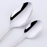 Buyer Star Wholesale Cheap Price 304 Stainless Steel Metal Dinnerware Silver Cutlery Sets