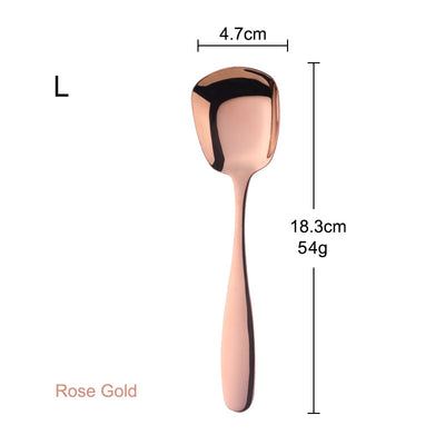 New Design Flat Spoon Smooth Edge Mirror Polishing for Party Wedding