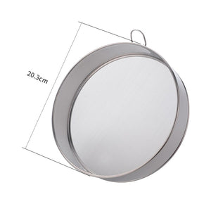 Baking Pastry Tools Hand Crank Baking Tools Stainless Steel Flour Sifter Round Powder Sieve Cakes Pastry Tools
