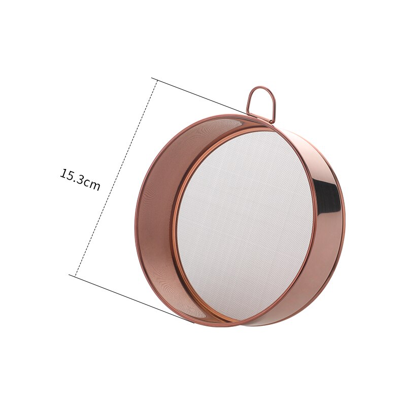 Baking Pastry Tools Hand Crank Baking Tools Stainless Steel Flour Sifter Round Powder Sieve Cakes Pastry Tools