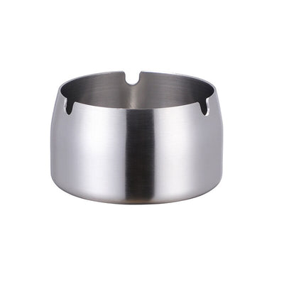 Ashtray Portable Stainless Steel Round Ashtray Anti-rusting Table-top Accessory